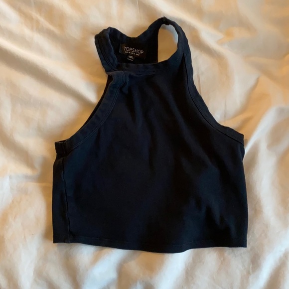 Top shop black crop tank